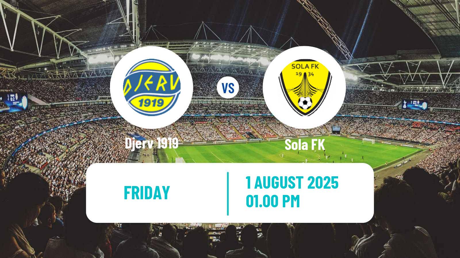 Soccer Norwegian Division 3 - Group 5 Djerv 1919 - Sola