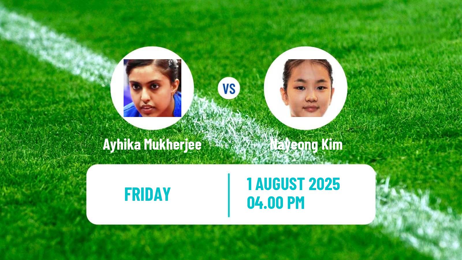 Table tennis Wtt Star Contender Foz Do Iguacu Women Ayhika Mukherjee - Nayeong Kim