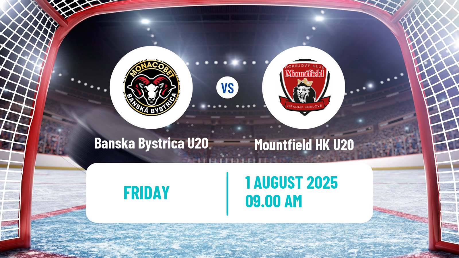 Hockey Club Friendly Ice Hockey Banska Bystrica U20 - Mountfield HK U20