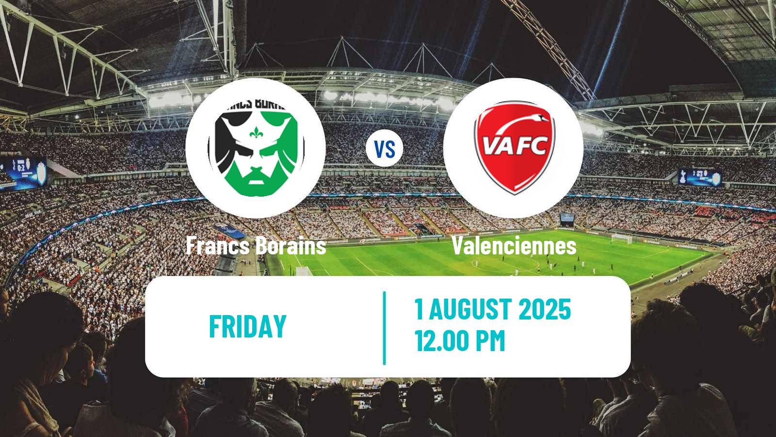 Soccer Club Friendly Francs Borains - Valenciennes