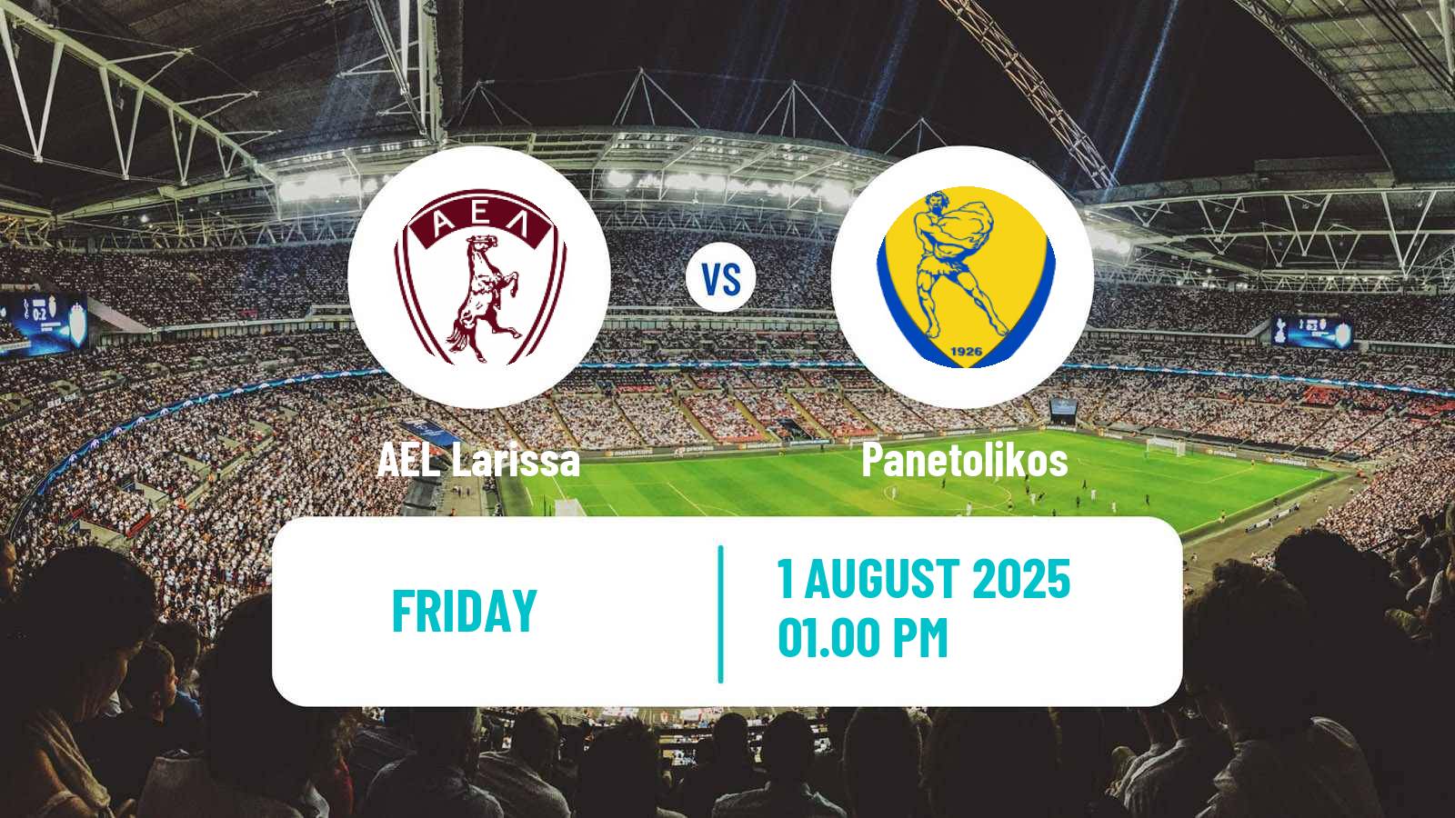 Soccer Club Friendly AEL Larissa - Panetolikos