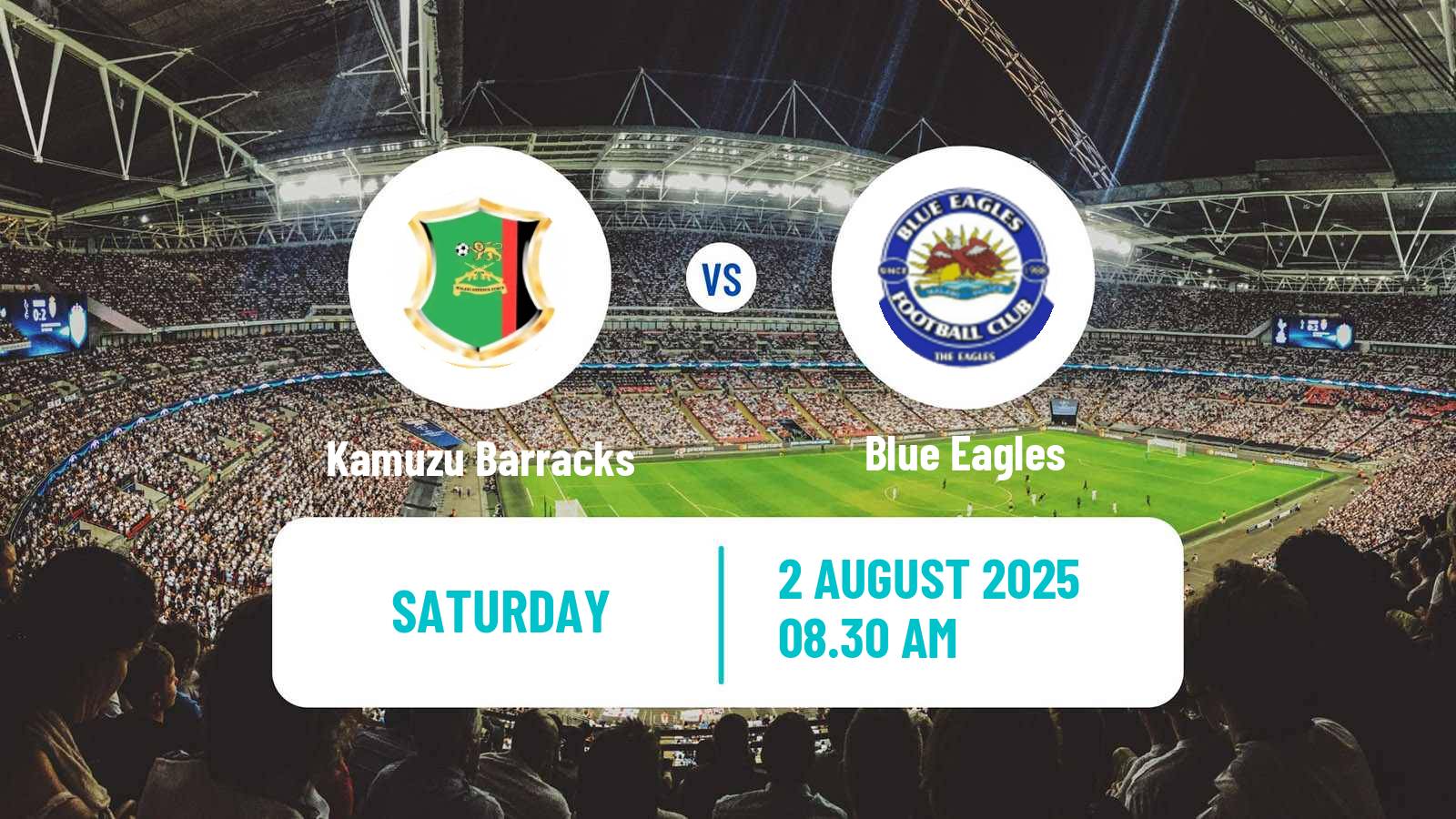 Soccer Malawi Premier Division Kamuzu Barracks - Blue Eagles