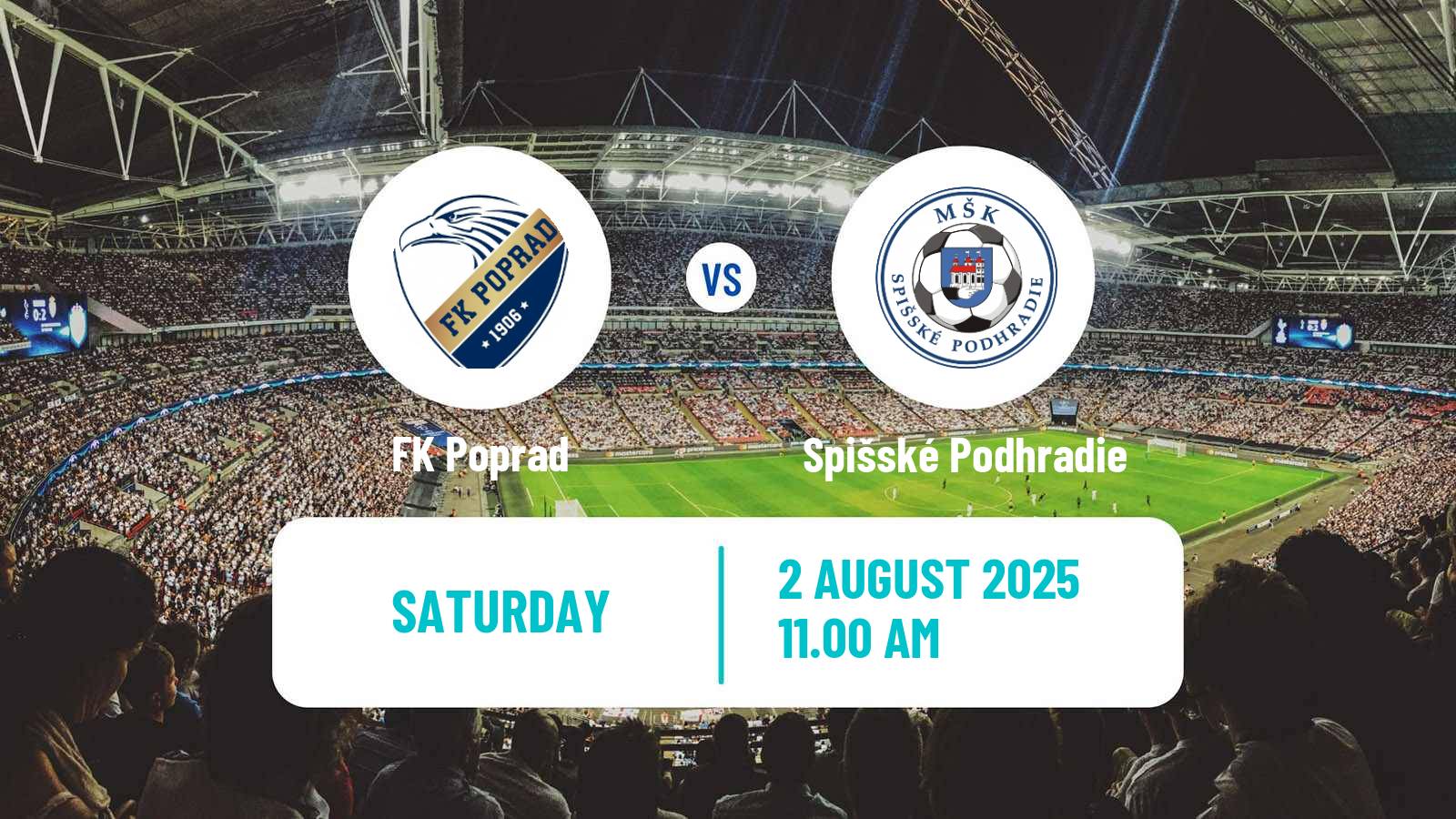 Soccer Slovak 3 Liga East Poprad - Spišské Podhradie