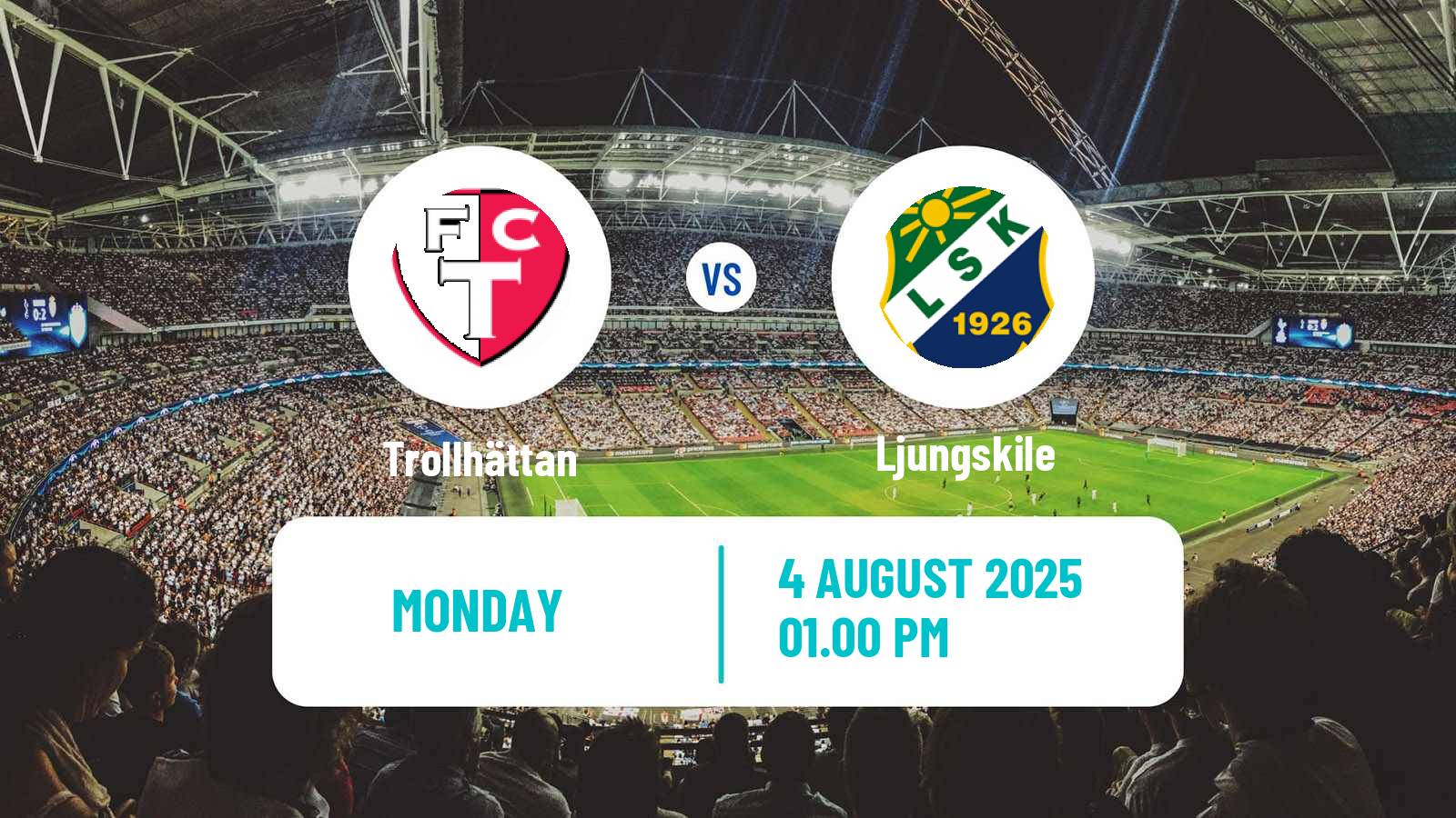 Soccer Swedish Division 1 Södra Trollhättan - Ljungskile