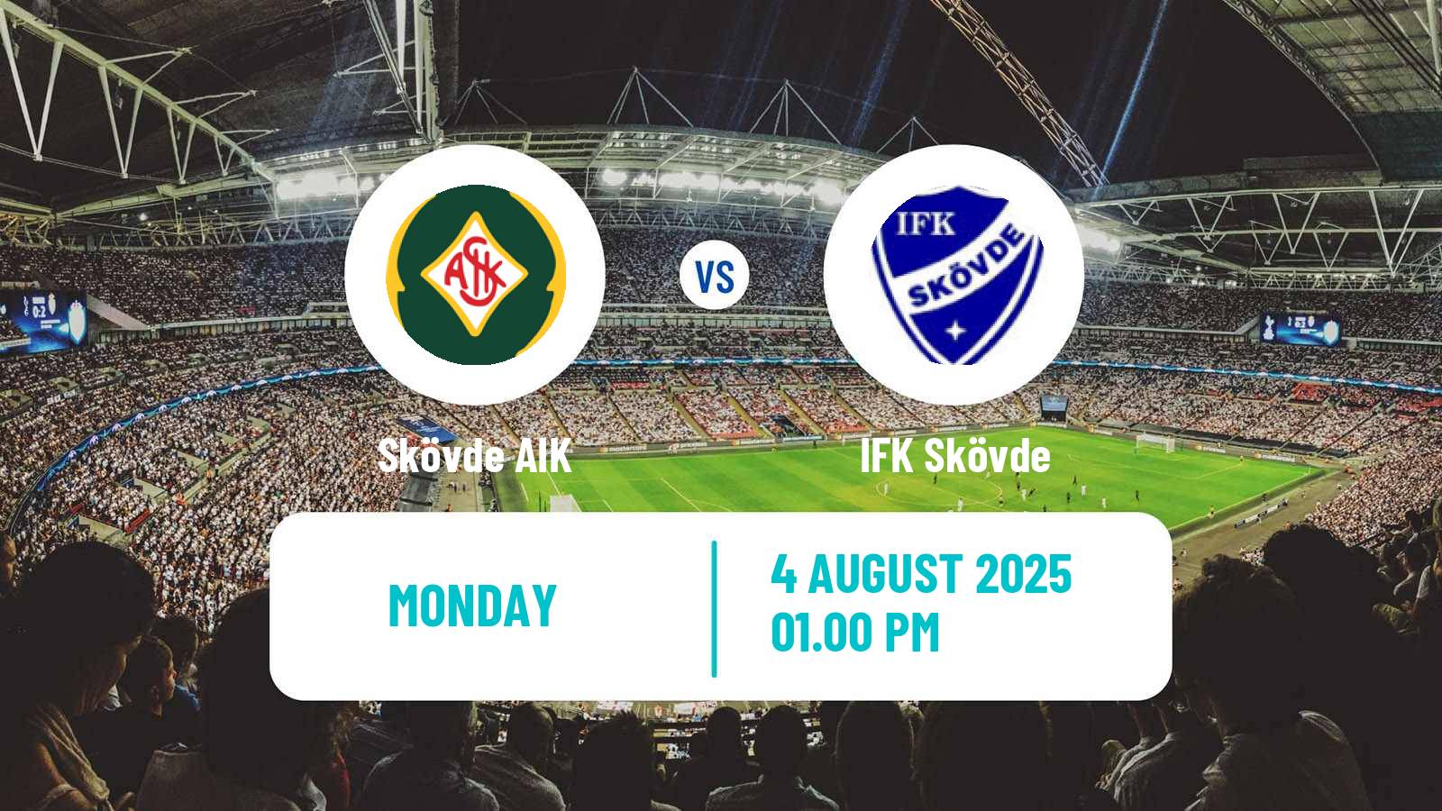 Soccer Swedish Division 1 Södra Skövde AIK - IFK Skövde