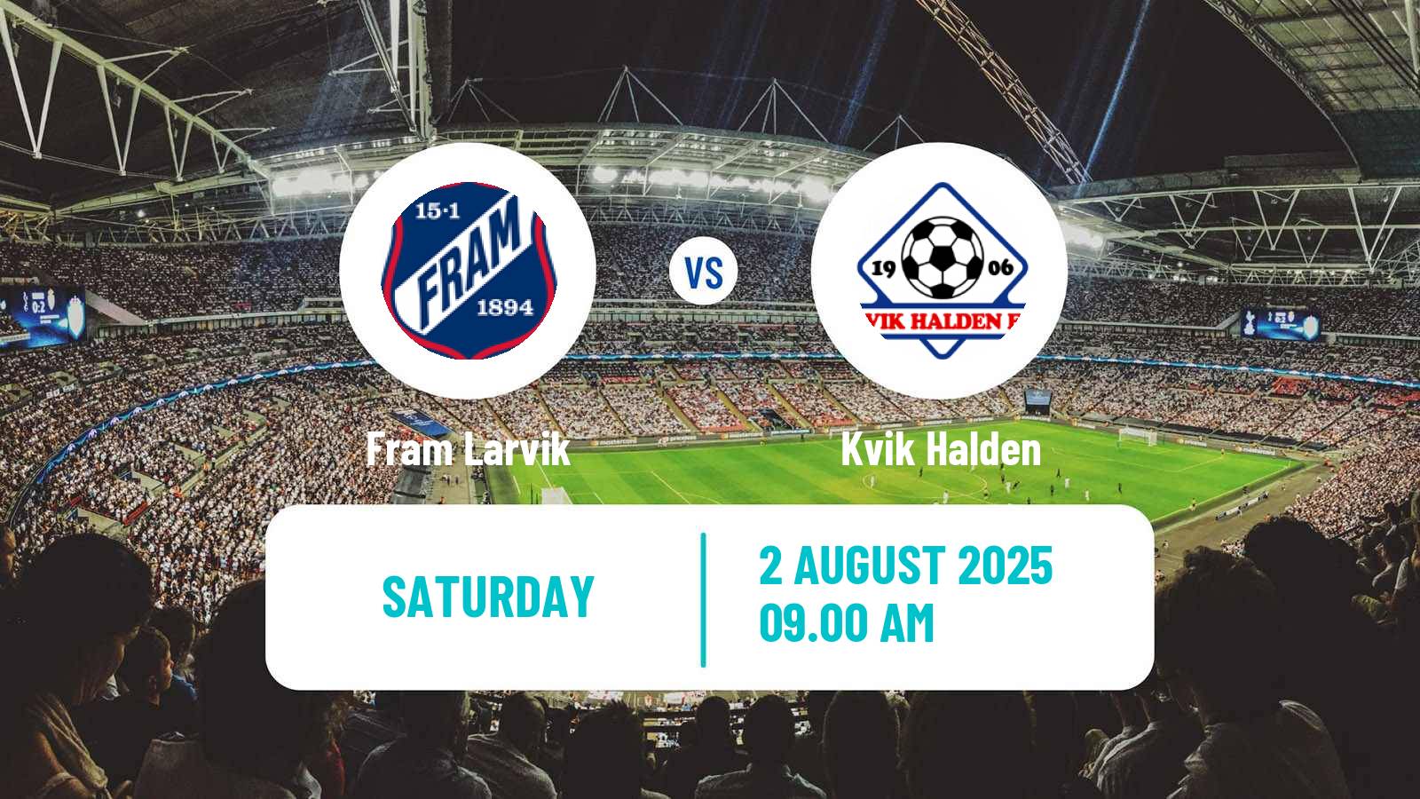 Soccer Norwegian Division 3 - Group 6 Fram Larvik - Kvik Halden