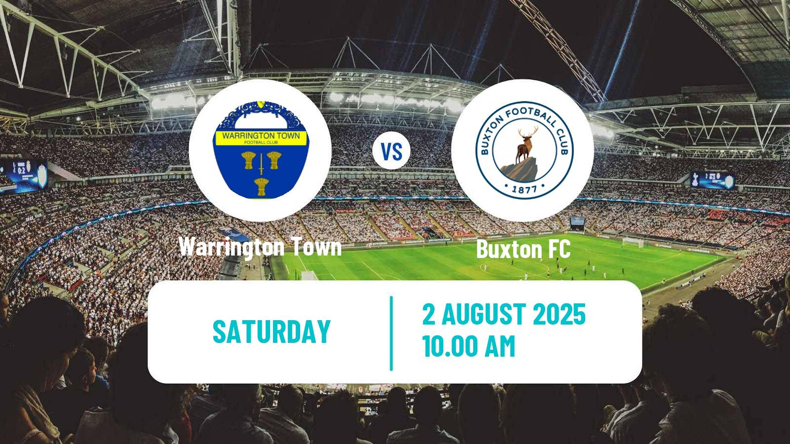 Soccer Club Friendly Warrington Town - Buxton