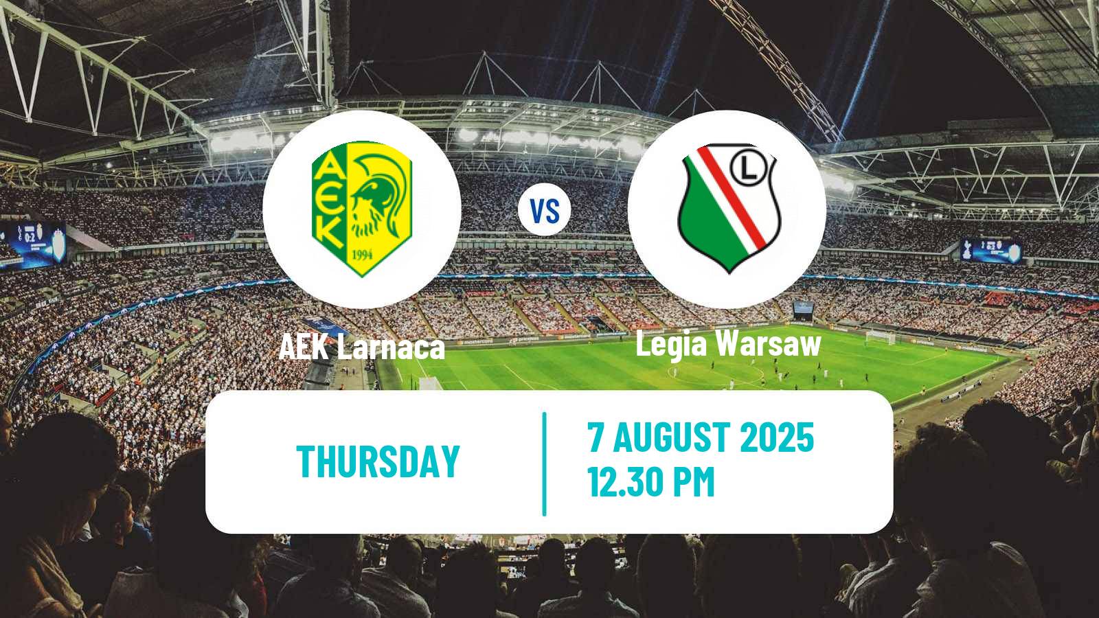 Soccer UEFA Europa League AEK Larnaca - Legia Warsaw