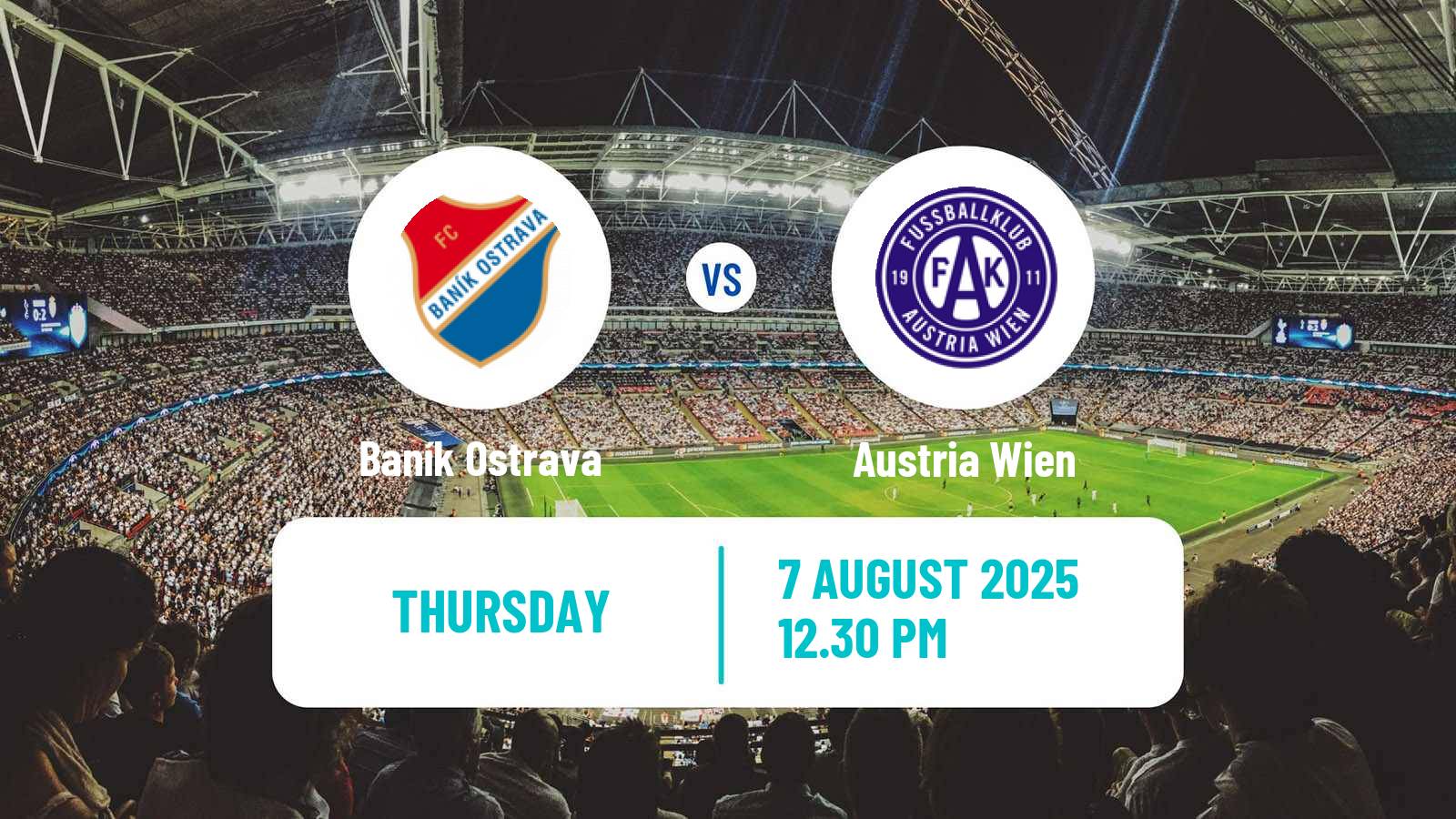 Soccer UEFA Europa Conference League Baník Ostrava - Austria Wien