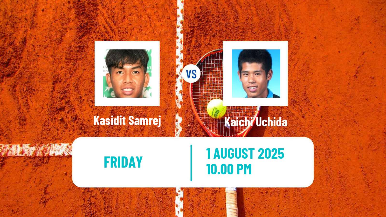 Tennis ITF M15 Nakhon Pathom 3 Men Kasidit Samrej - Kaichi Uchida