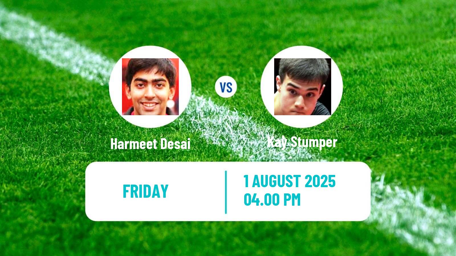 Table tennis Wtt Star Contender Foz Do Iguacu Men Harmeet Desai - Kay Stumper