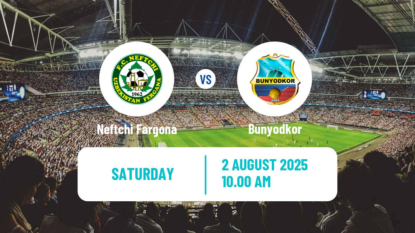 Soccer Uzbek League Neftchi Fargona - Bunyodkor