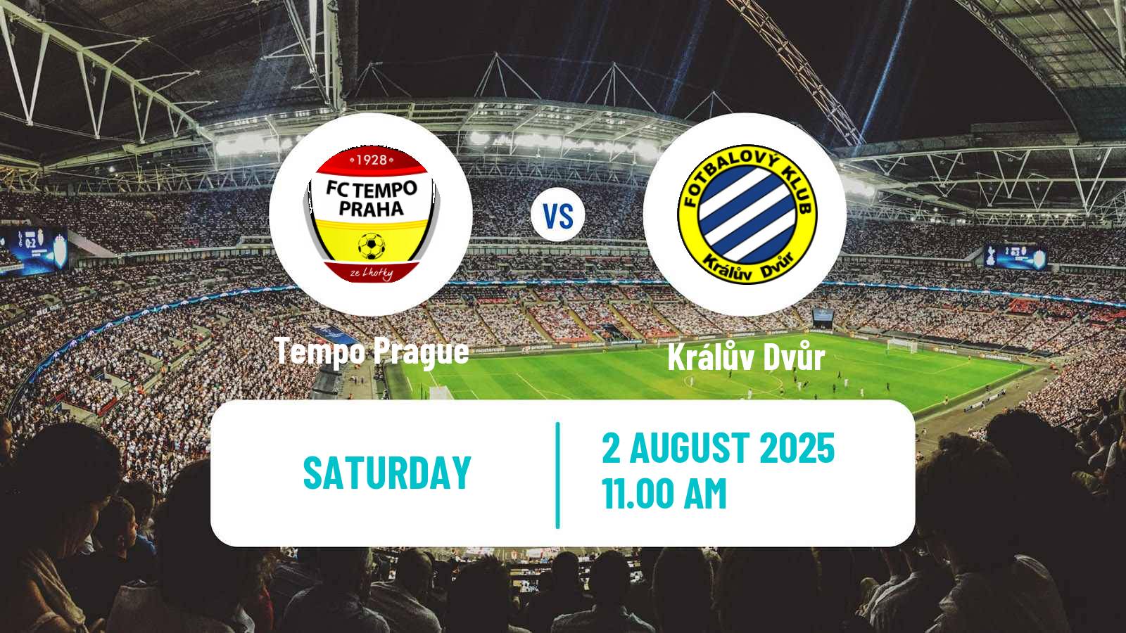 Soccer Czech Cup Tempo Prague - Králův Dvůr