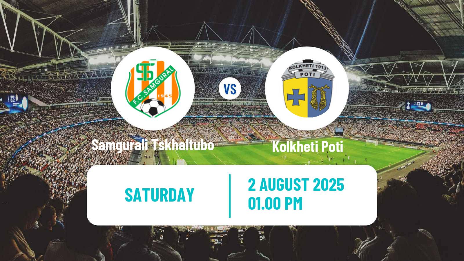 Soccer Georgian Erovnuli Liga Samgurali Tskhaltubo - Kolkheti Poti