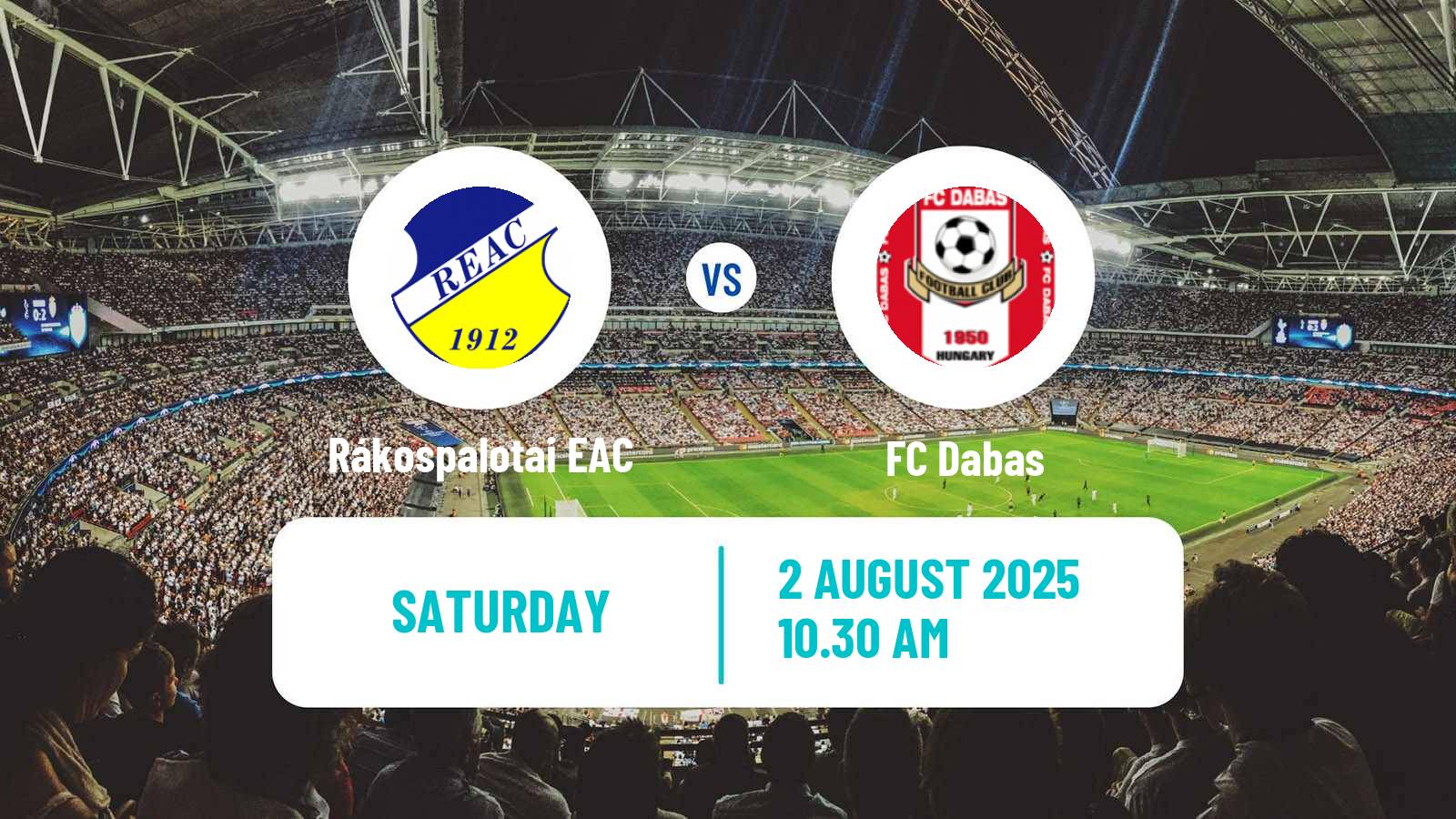 Soccer Hungarian Cup Rákospalotai EAC - Dabas