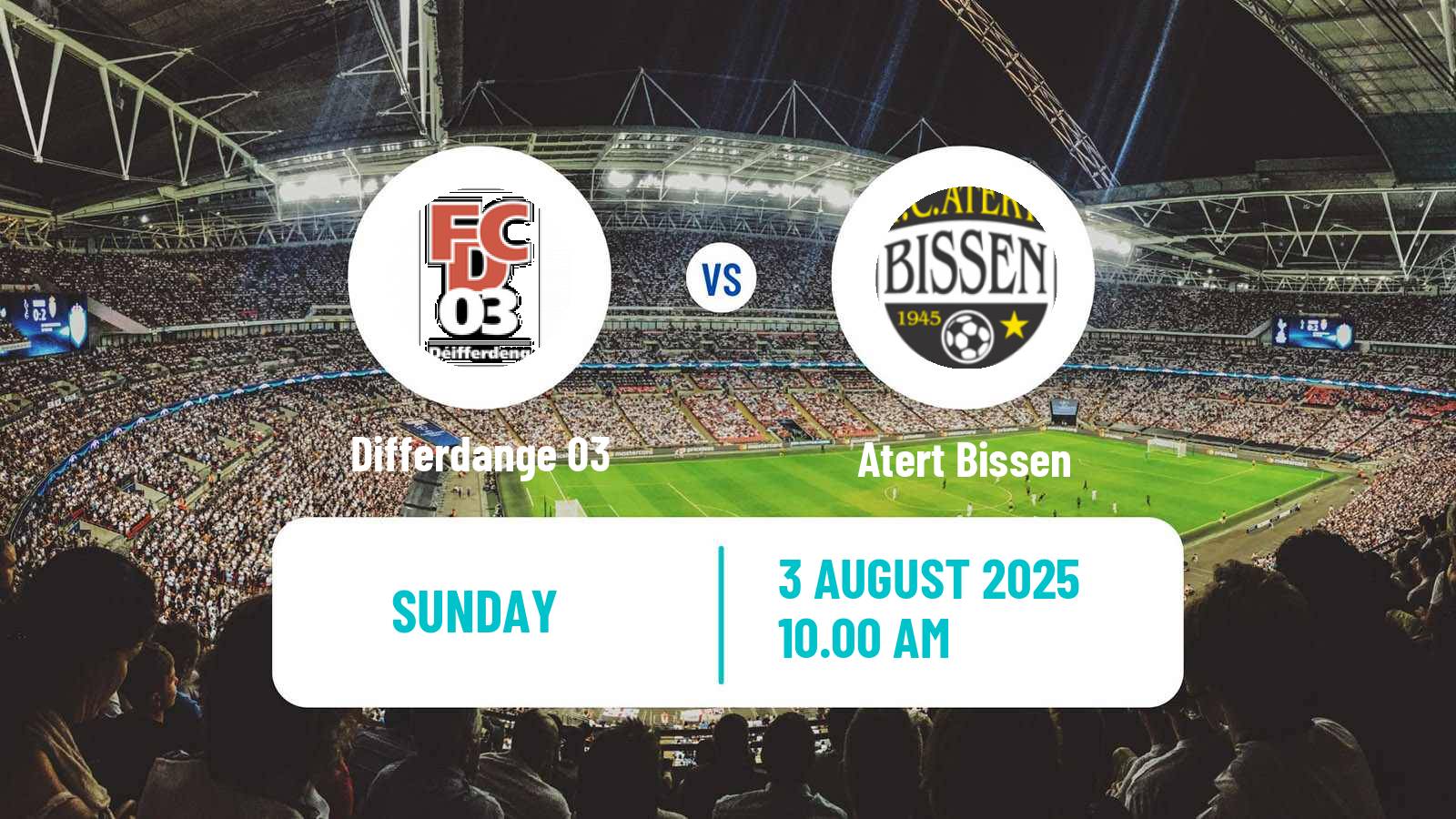 Soccer Luxembourg National Division Differdange 03 - Atert Bissen