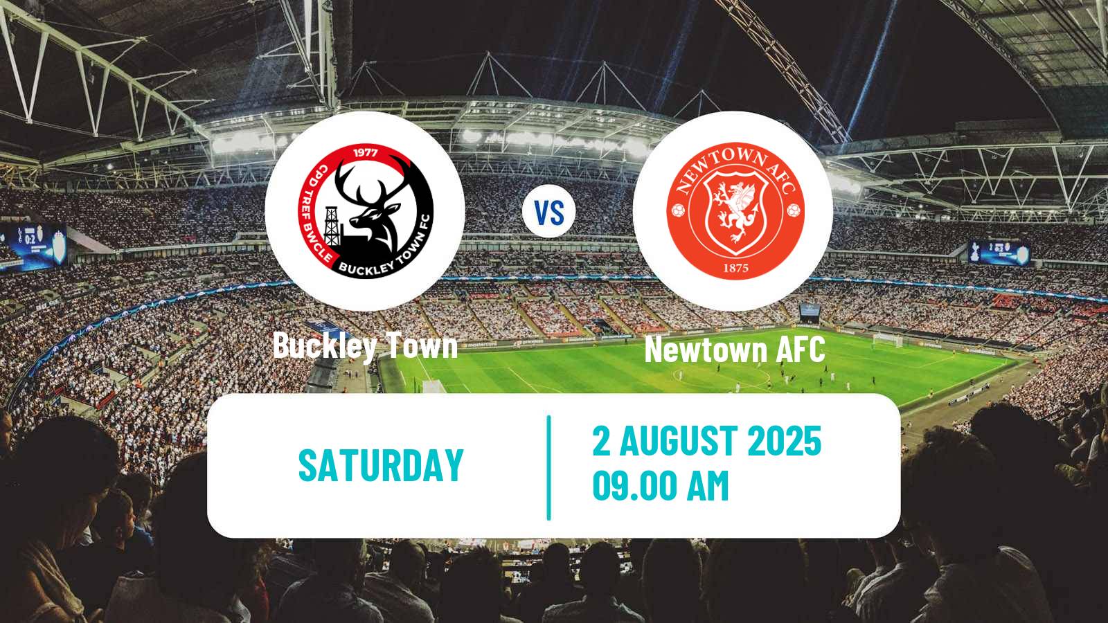Soccer Welsh League Cup Buckley Town - Newtown