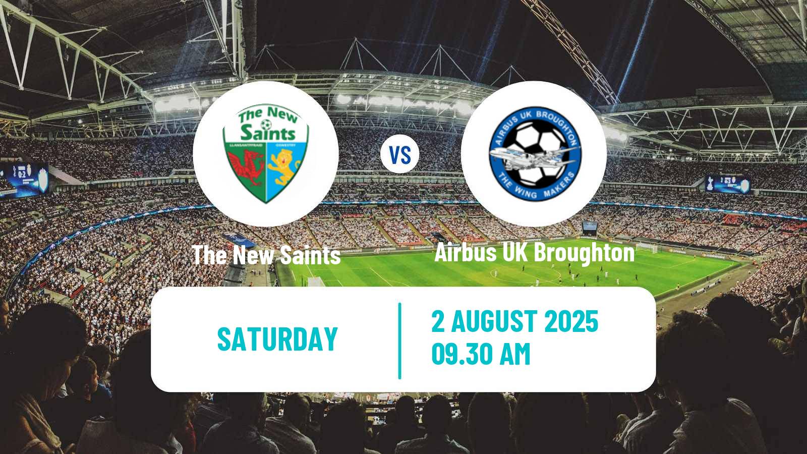Soccer Welsh League Cup The New Saints - Airbus UK Broughton