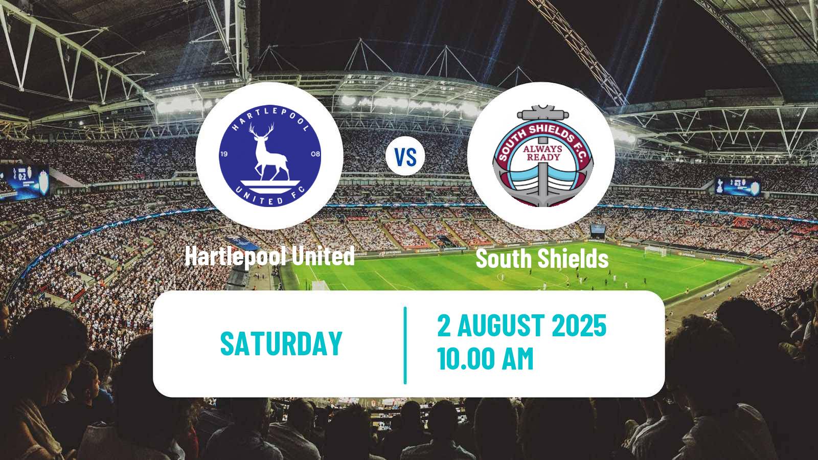 Soccer Club Friendly Hartlepool United - South Shields