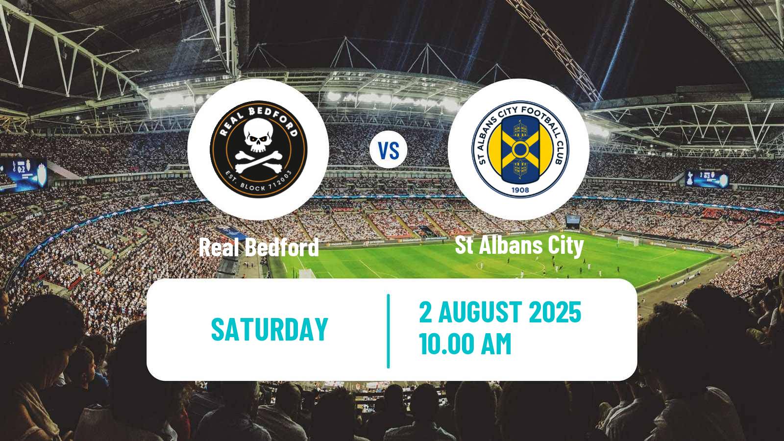 Soccer Club Friendly Real Bedford - St Albans City