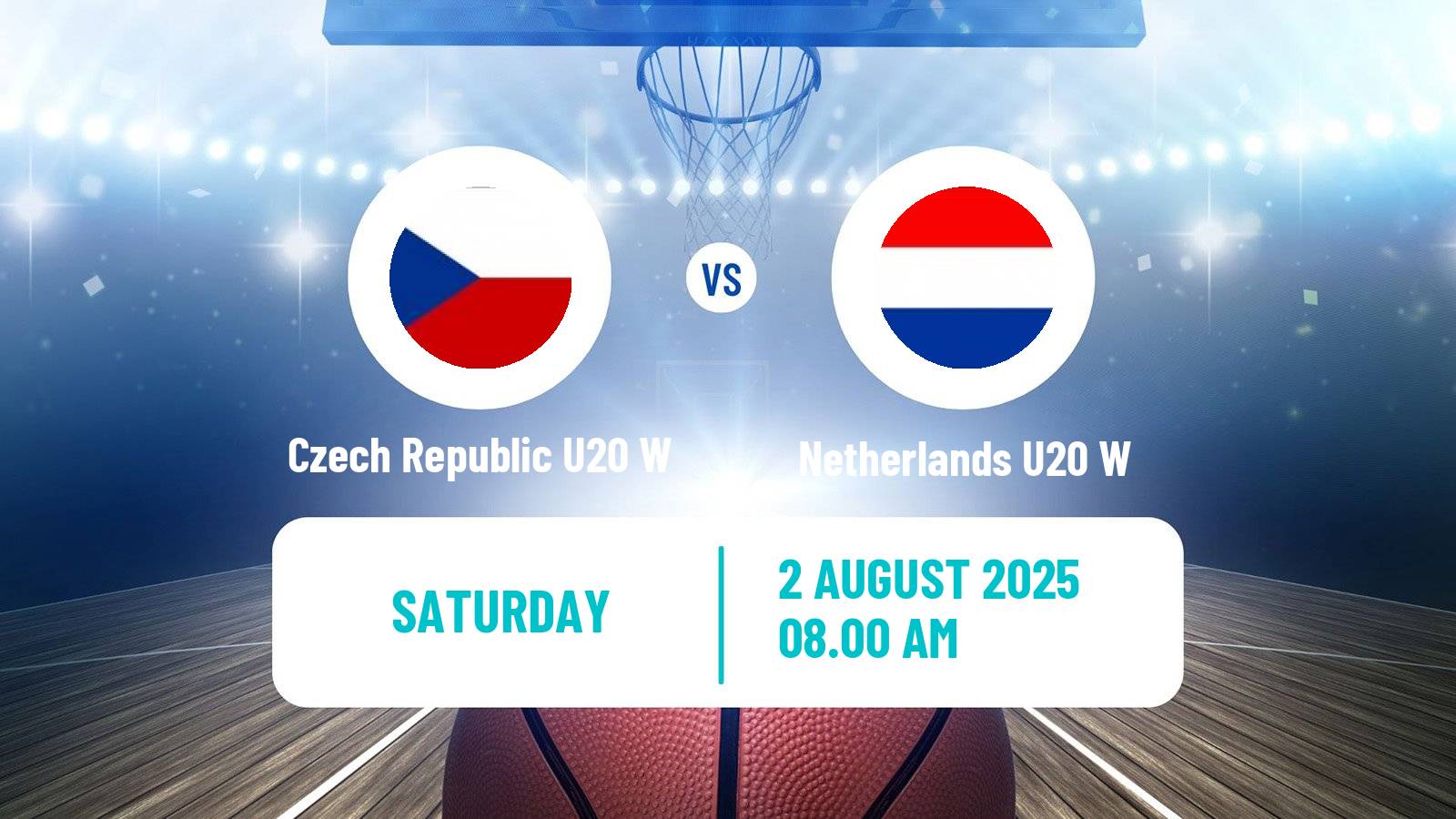 Basketball European Championship U20 Basketball Women Czech Republic U20 W - Netherlands U20 W