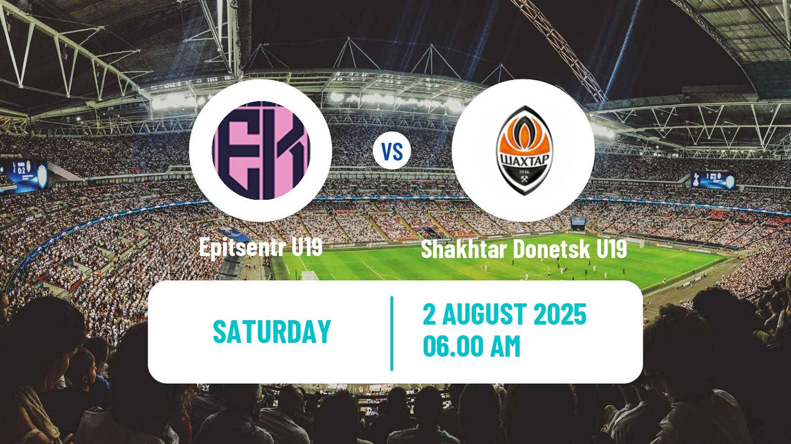 Soccer Ukrainian U19 League Epitsentr U19 - Shakhtar Donetsk U19