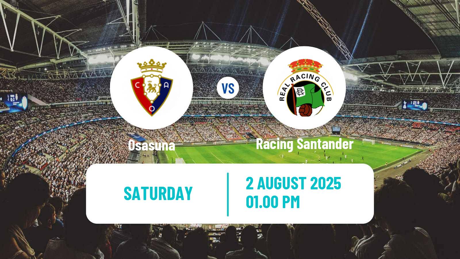 Soccer Club Friendly Osasuna - Racing Santander
