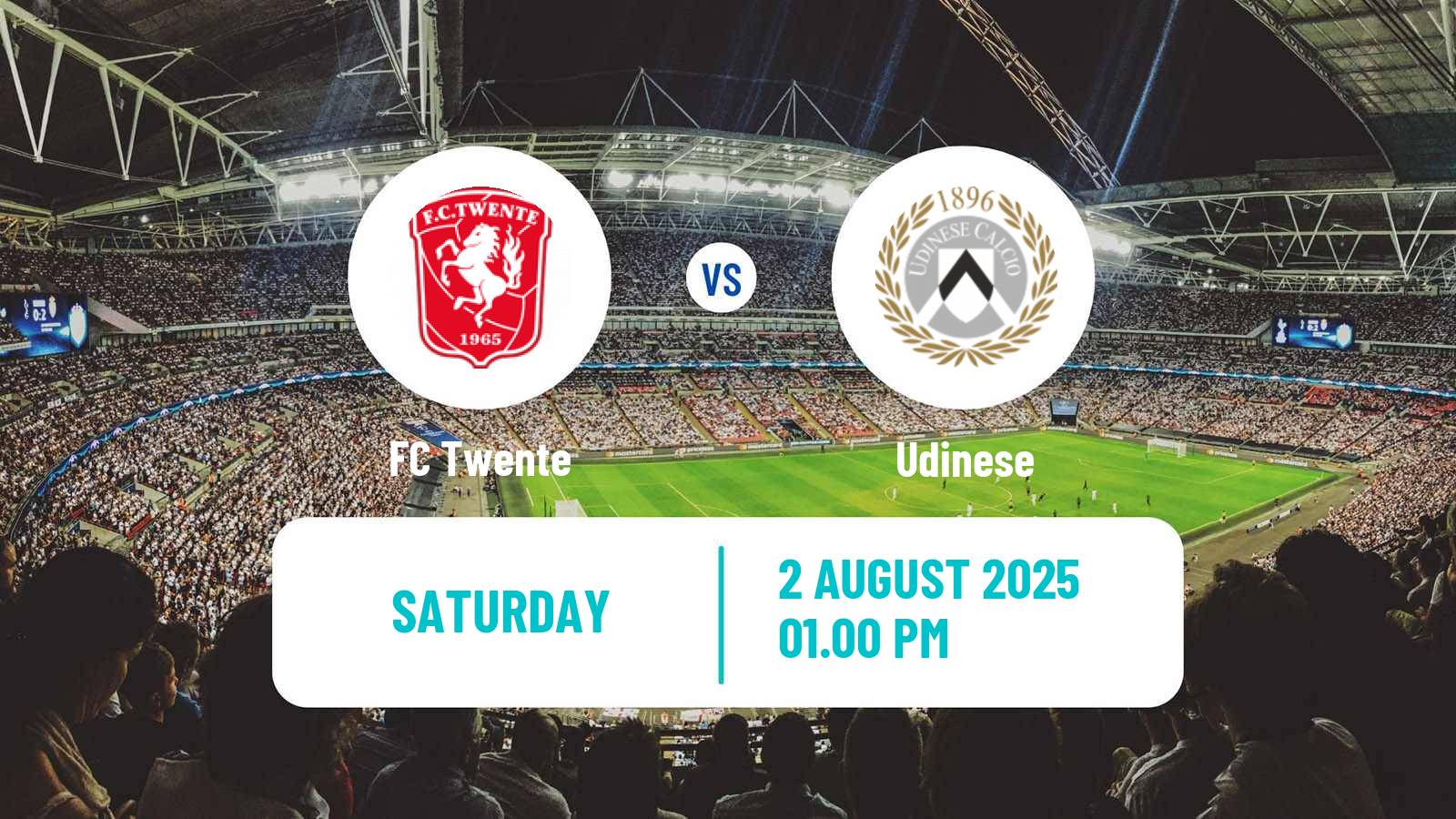Soccer Club Friendly Twente - Udinese