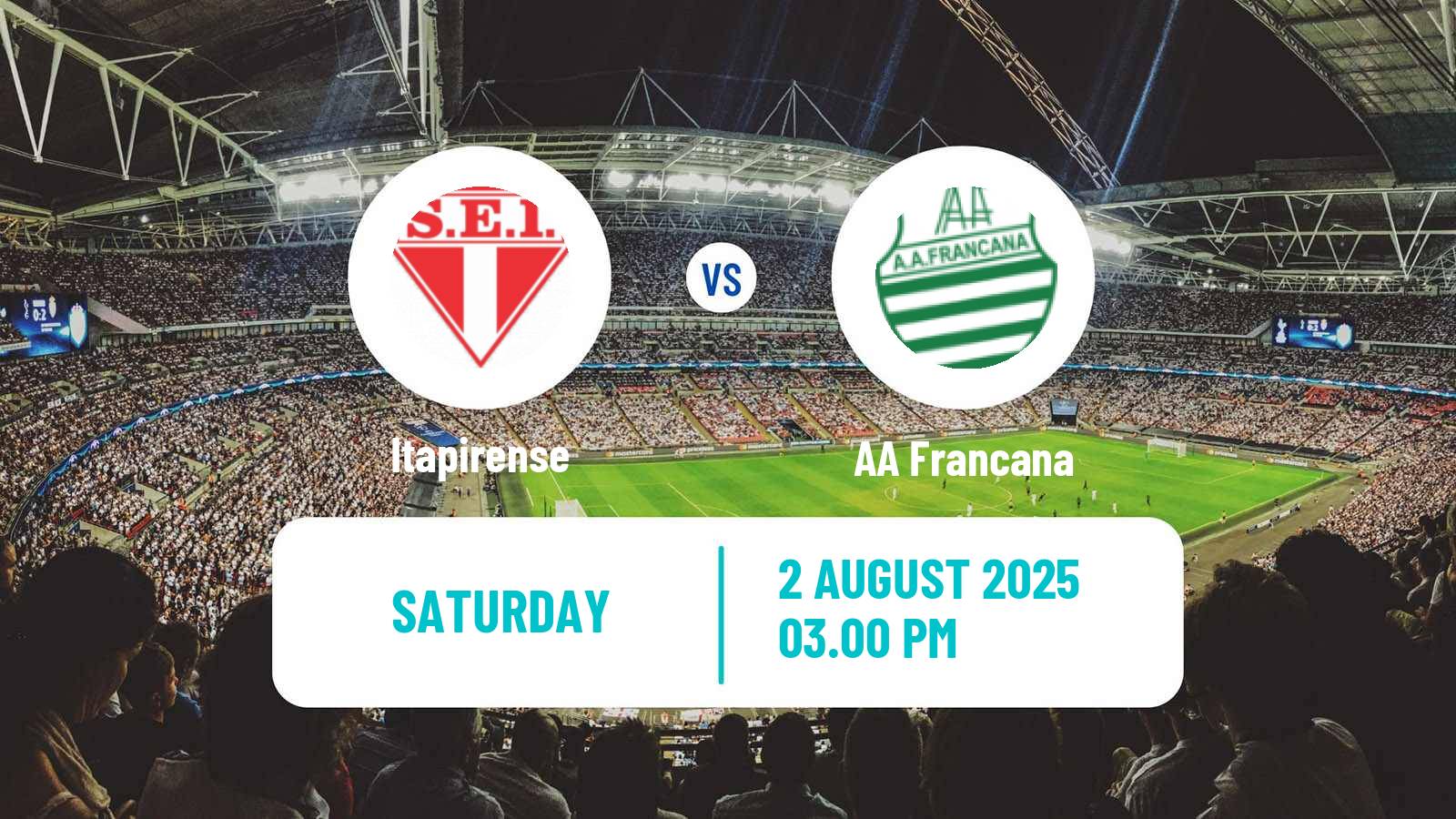Soccer Brazilian Copa Paulista Itapirense - Francana