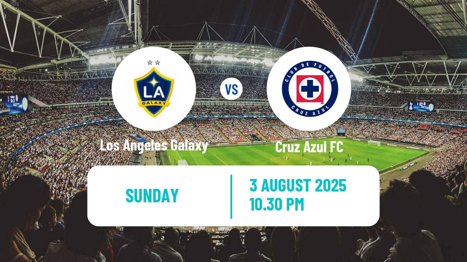 Soccer CONCACAF League Cup Los Angeles Galaxy - Cruz Azul