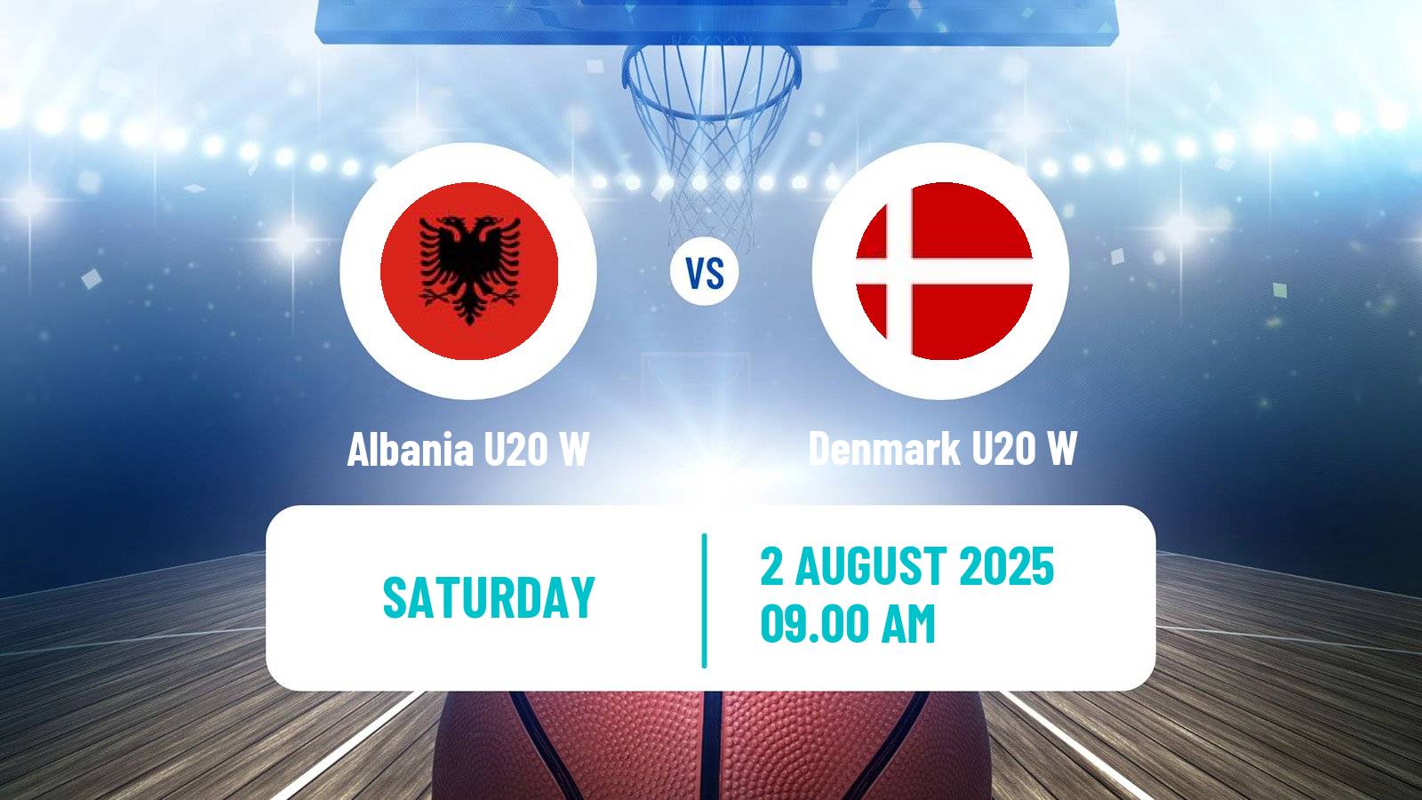 Basketball European Championship U20 B Basketball Women Albania U20 W - Denmark U20 W