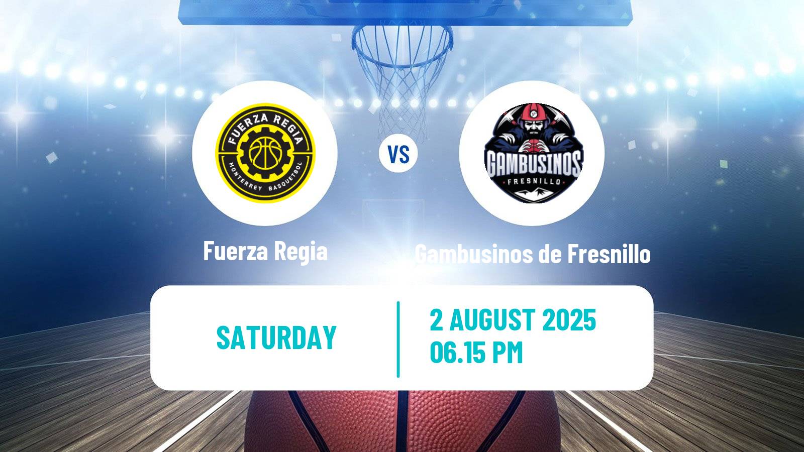 Basketball Mexican LNBP Fuerza Regia - Gambusinos de Fresnillo