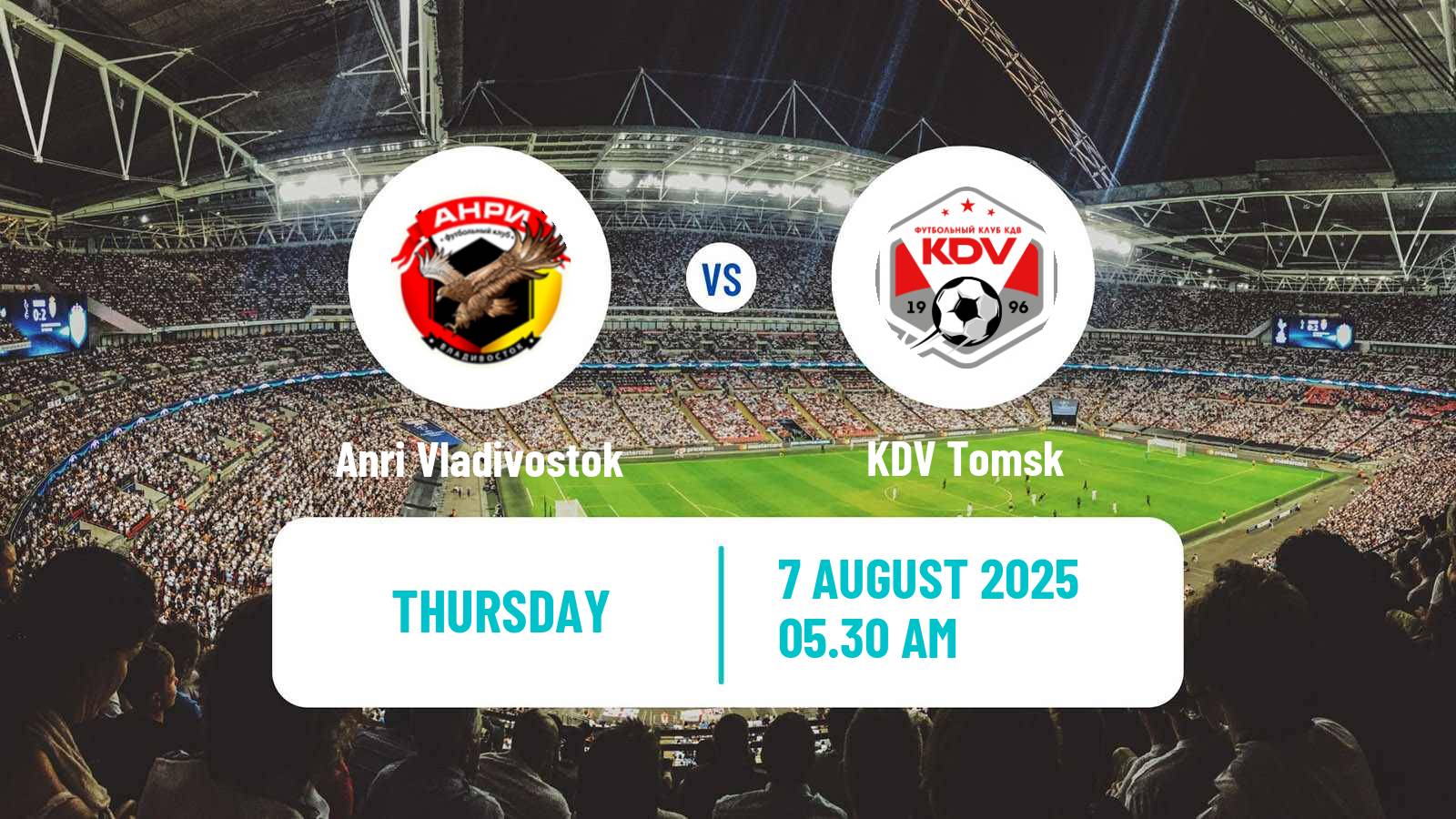 Soccer Russian Cup Anri Vladivostok - KDV Tomsk