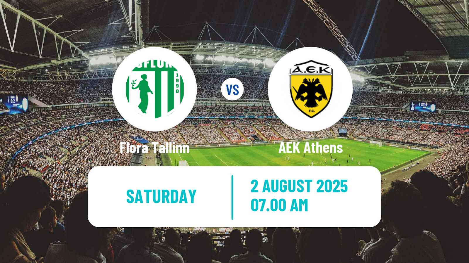 Soccer UEFA Champions League Women Flora Tallinn - AEK Athens
