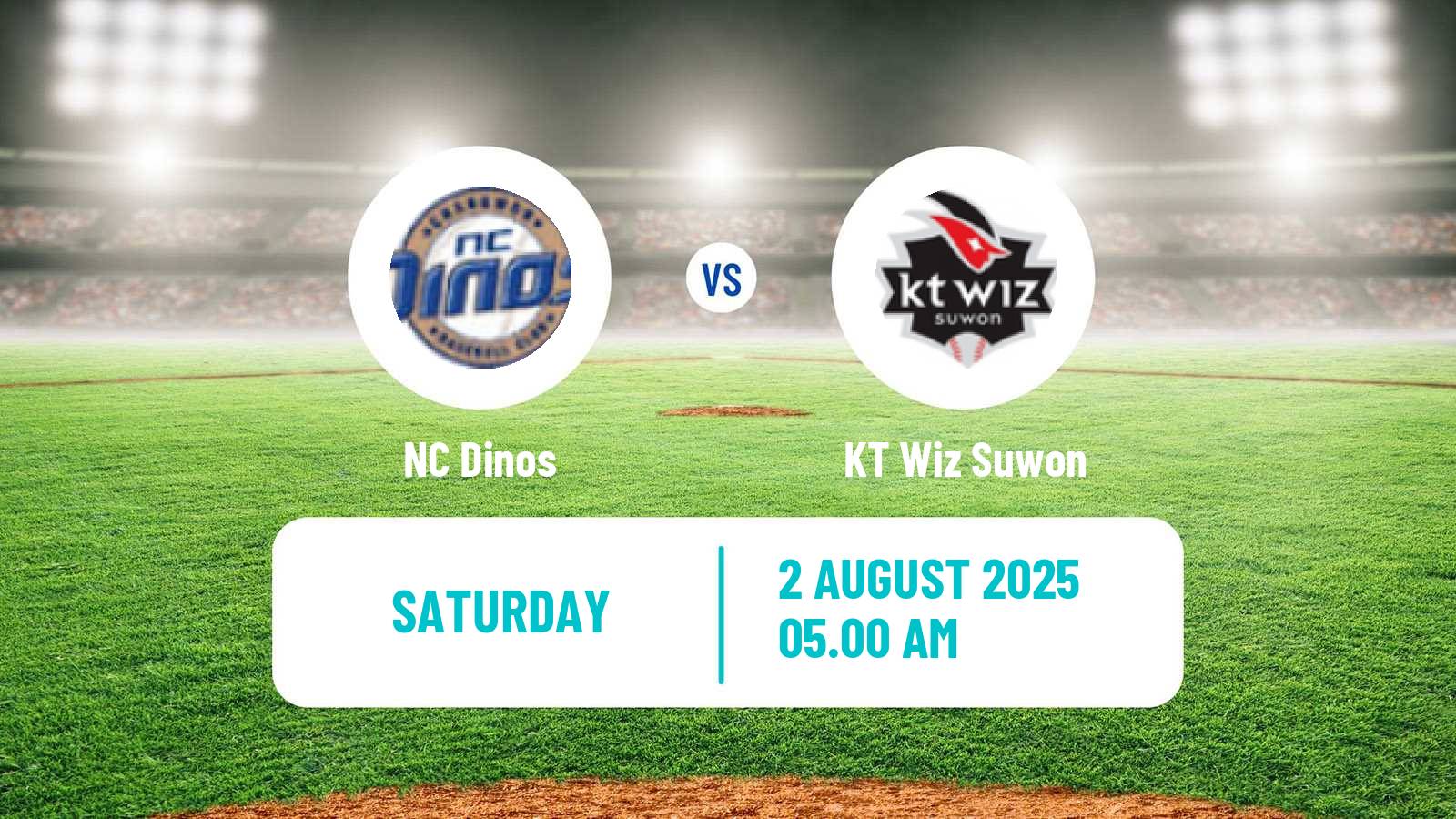 Baseball KBO NC Dinos - KT Wiz Suwon