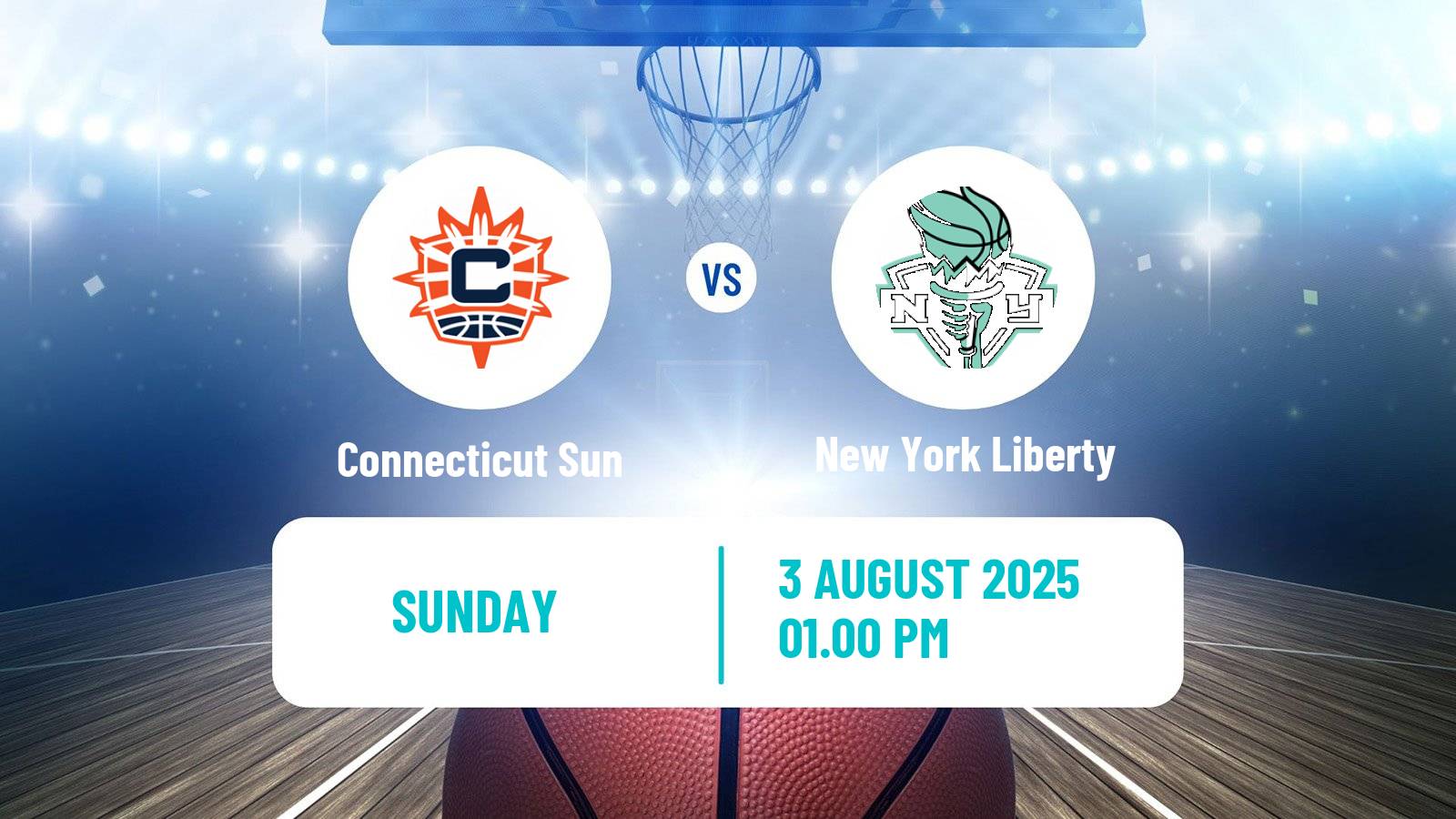 Basketball WNBA Connecticut Sun - New York Liberty