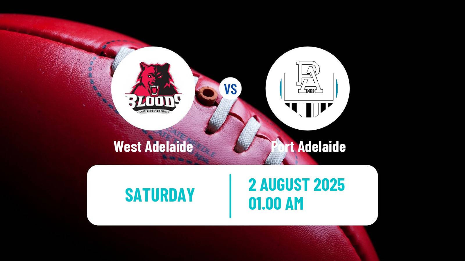Aussie rules SANFL West Adelaide - Port Adelaide