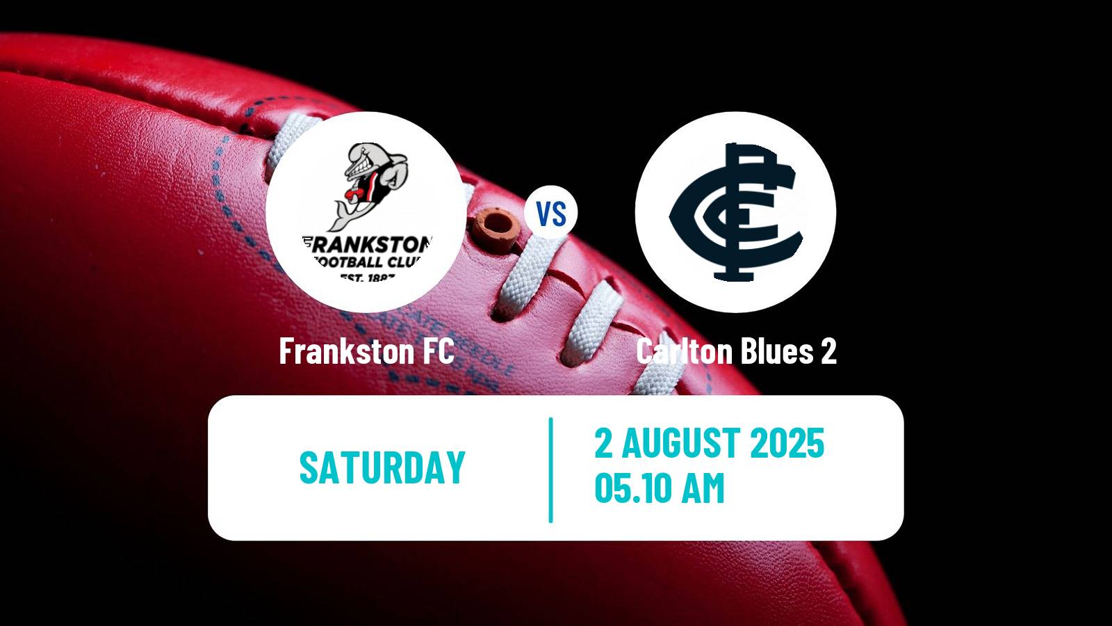 Aussie rules VFL Frankston - Carlton Blues 2