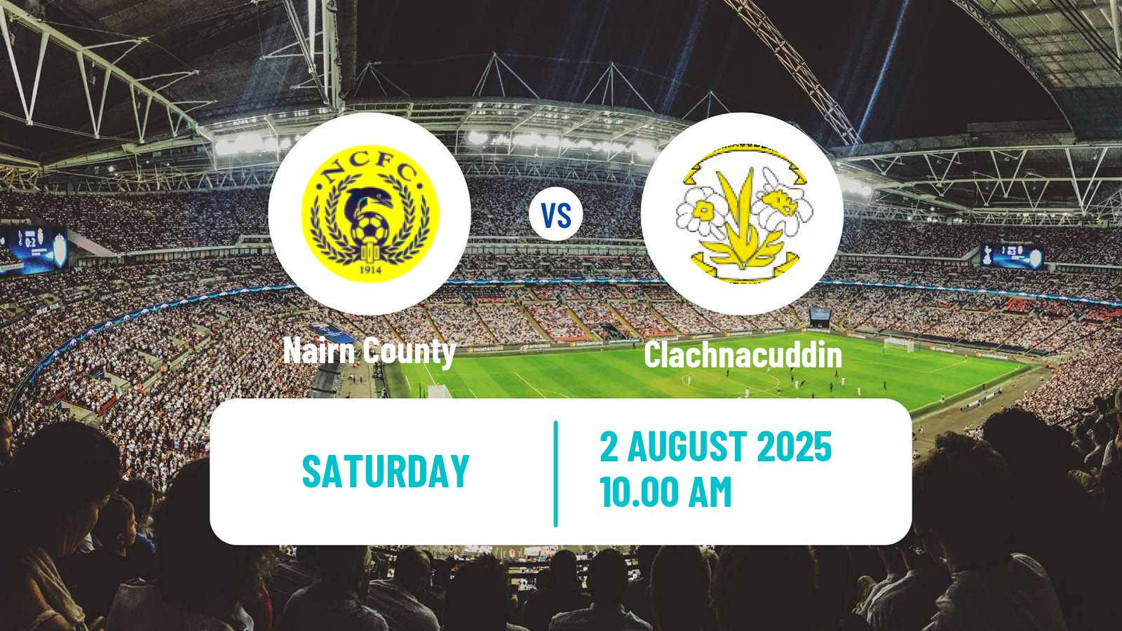 Soccer Scottish Highland League Nairn County - Clachnacuddin