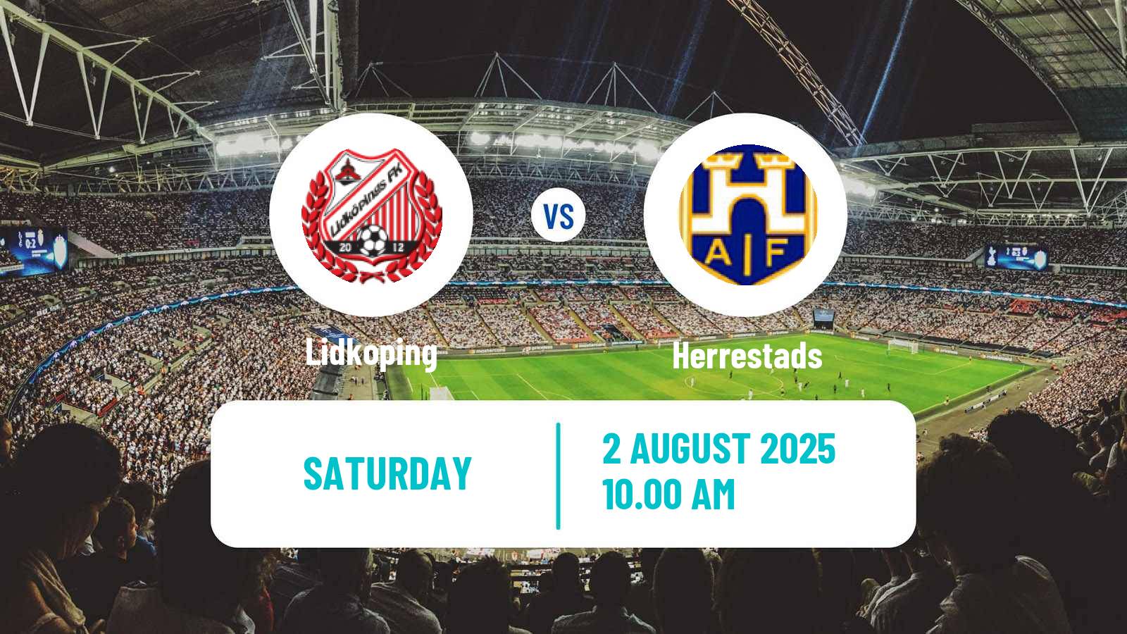 Soccer Swedish Division 2 - Norra Götaland Lidkoping - Herrestads
