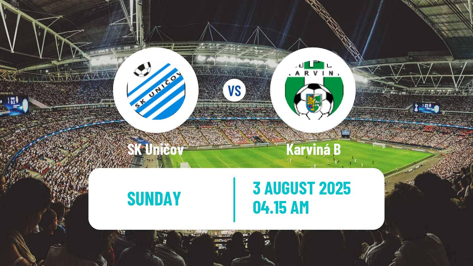 Soccer Czech MSFL Uničov - Karviná B