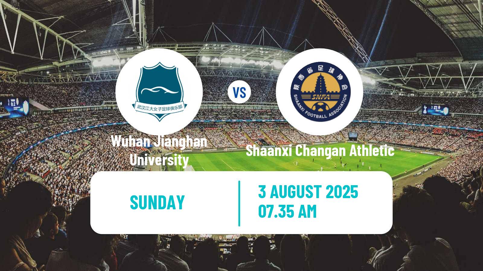 Soccer Chinese Super League Women Wuhan Jianghan University - Shaanxi Changan Athletic