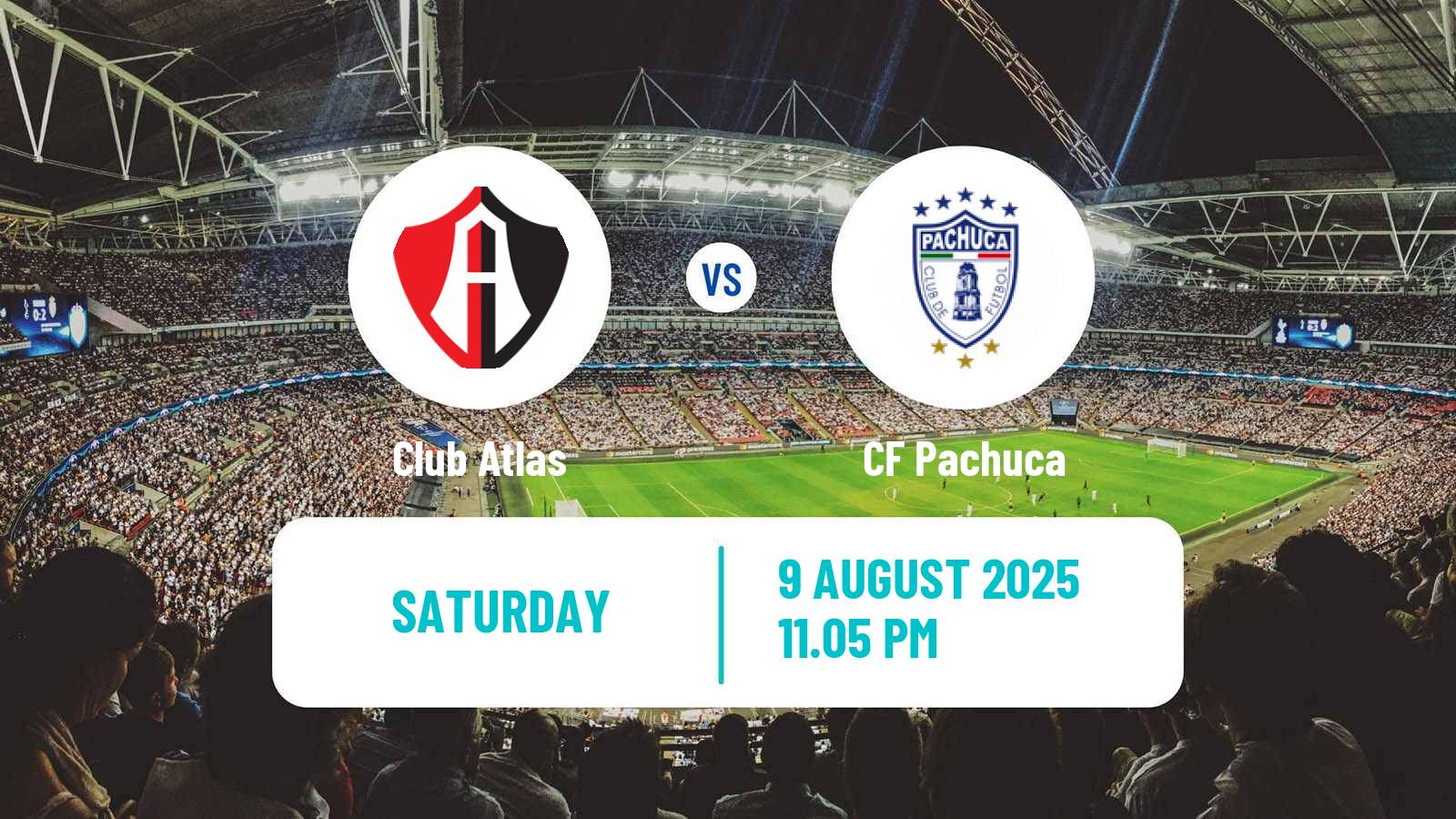 Soccer Mexican Liga MX Atlas - Pachuca