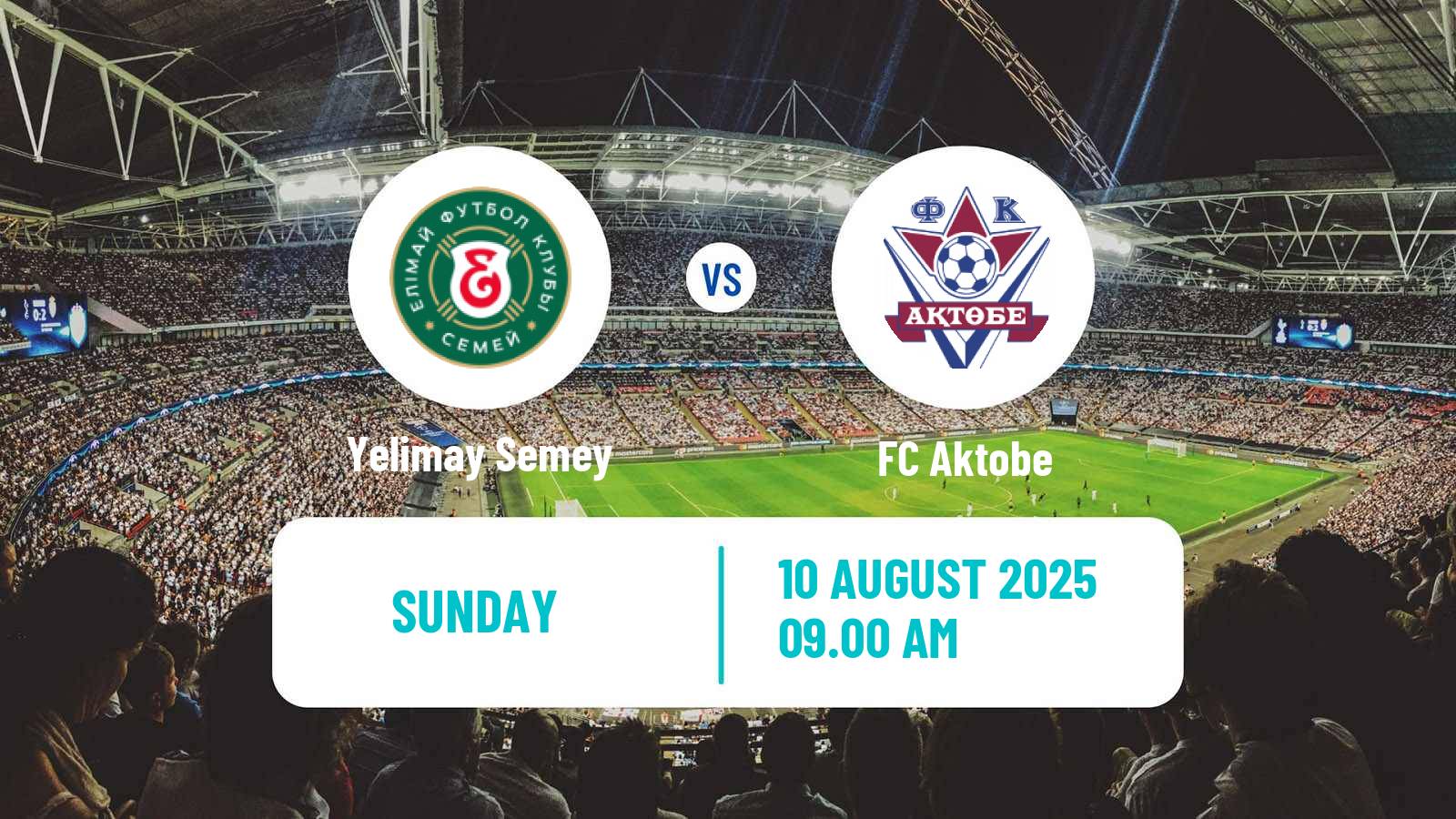 Soccer Kazakh Premier League Yelimay Semey - Aktobe