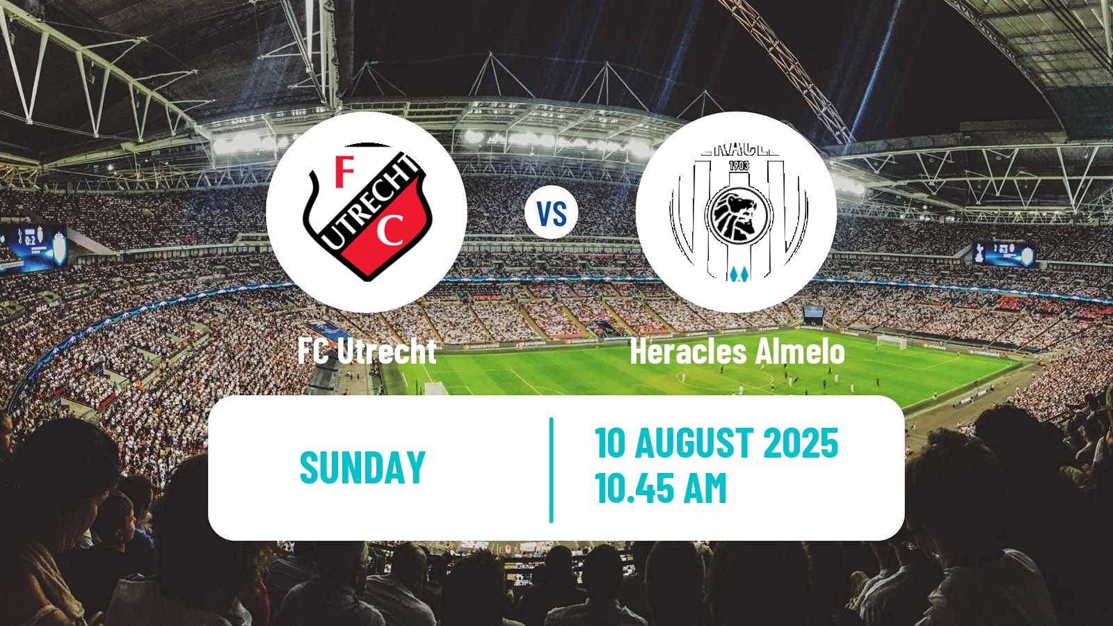 Soccer Dutch Eredivisie Utrecht - Heracles Almelo