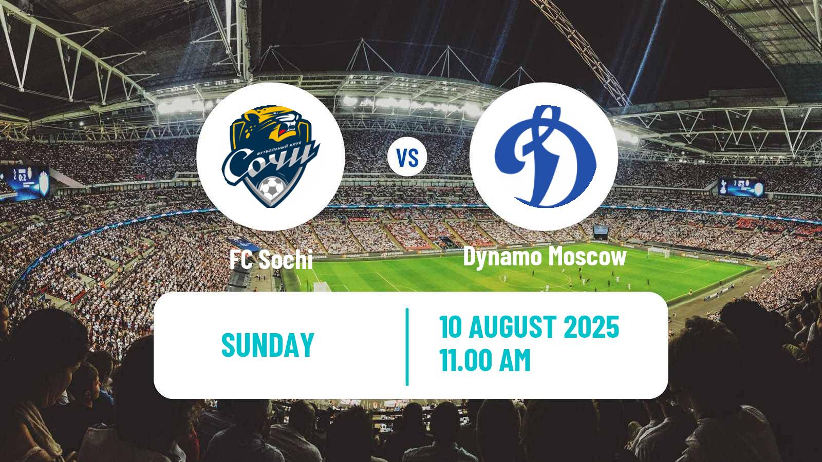 Soccer Russian Premier League Sochi - Dynamo Moscow