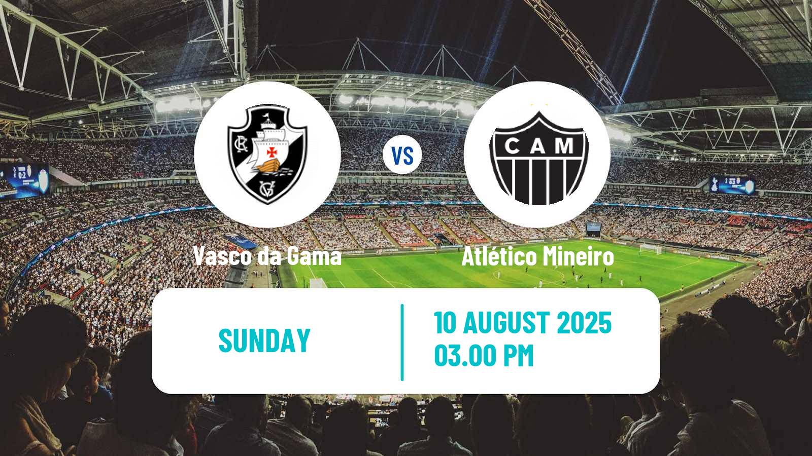 Soccer Brazilian Serie A Vasco da Gama - Atlético Mineiro