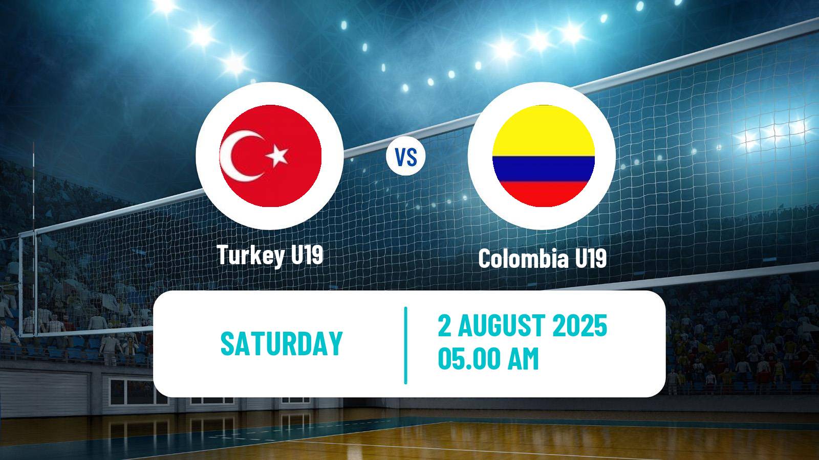 Volleyball World Championship U19 Volleyball Turkey U19 - Colombia U19