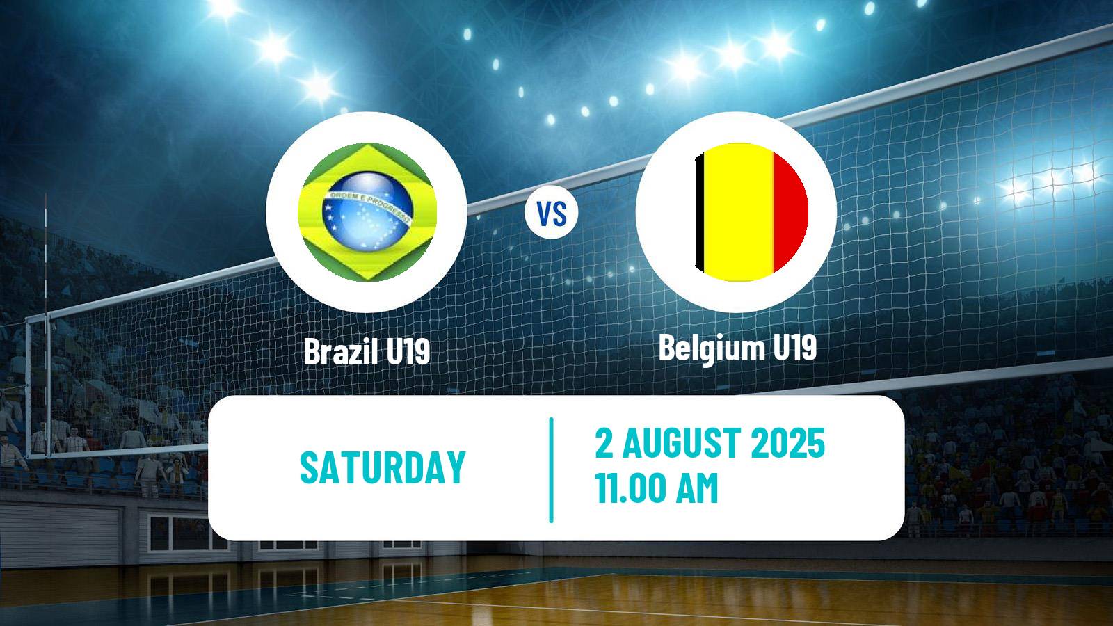 Volleyball World Championship U19 Volleyball Brazil U19 - Belgium U19