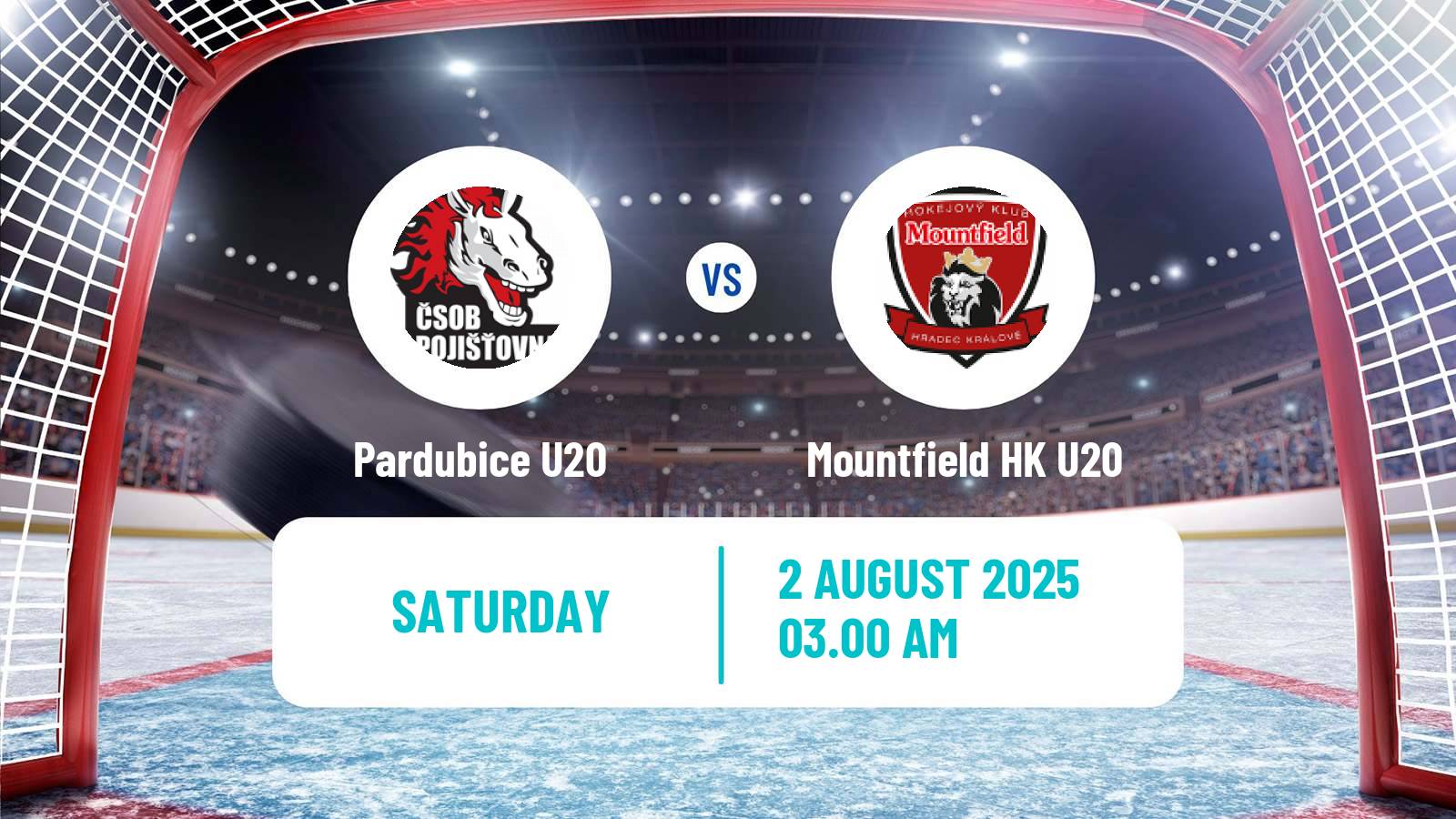 Hockey Club Friendly Ice Hockey Pardubice U20 - Mountfield HK U20